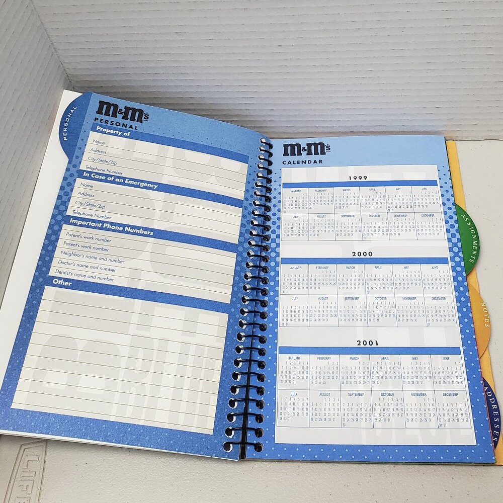 M&Ms Student Planners 1999 - Picture 11 of 11
